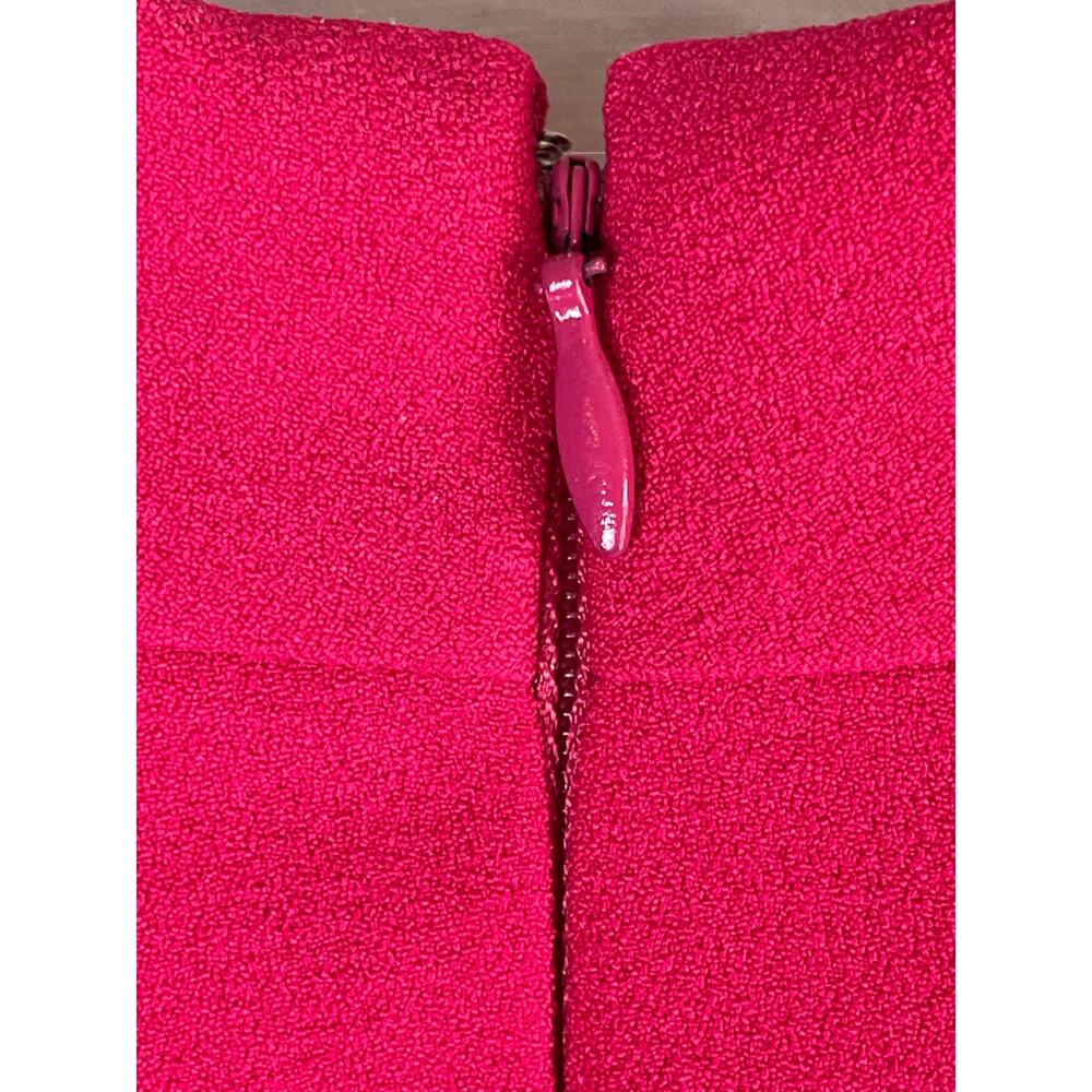 Vince Camuto Buckle halter crepe shift dress, fuchsia, size 0, NWT - Picture 11 of 13